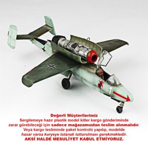 1/48 HE-162 Hazır Uçak Maketi