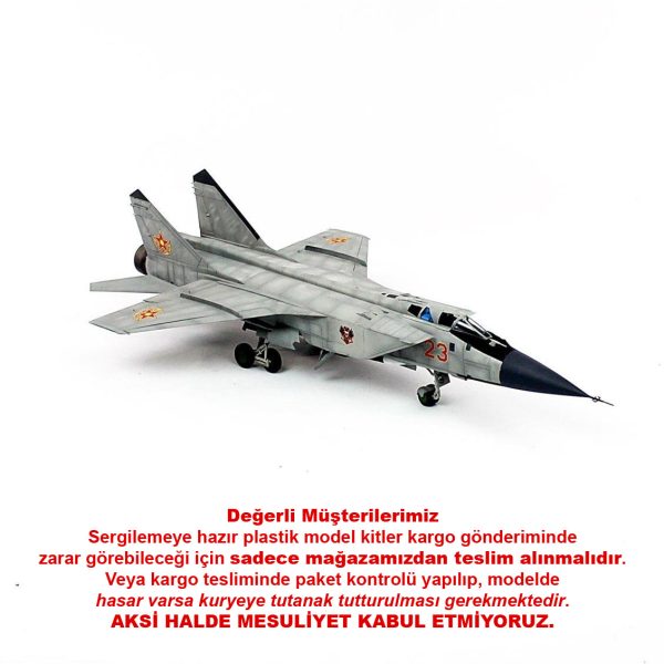 1/48 Mig-31 Hazır Uçak Maketi
