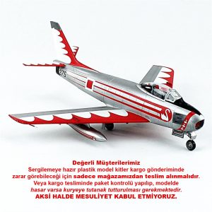 1/48 F-86E Sabre (Uçan Kuğular) Hazır Savaş Uçağı Modeli