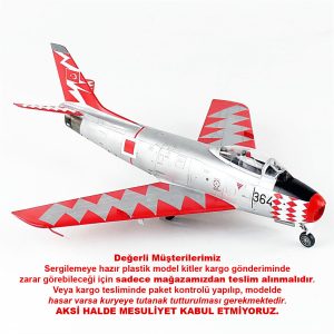 1/48 F-86E Sabre (Yarasalar) Hazır Savaş Uçağı Modeli
