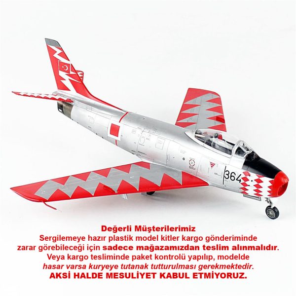 1/48 F-86E Sabre (Yarasalar) Hazır Savaş Uçağı Modeli