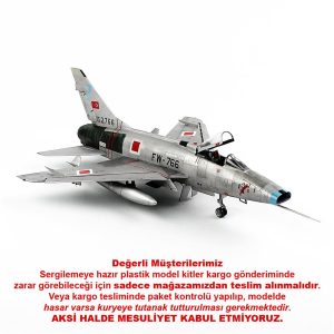 1/48 F-100D 112. Şeytan Filo Cengiz Topel Uçağı Hazır Savaş Uçağı Modeli