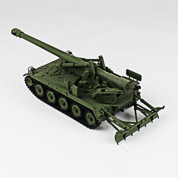 1/35 M110 203 mm. Obüs Italeri Hazır Tank Maketi - Görsel 3
