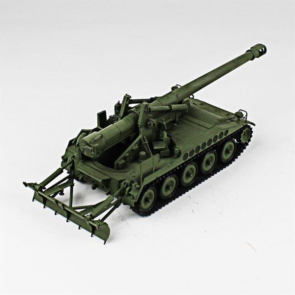 1/35 M110 203 mm. Obüs Italeri Hazır Tank Maketi - Görsel 4
