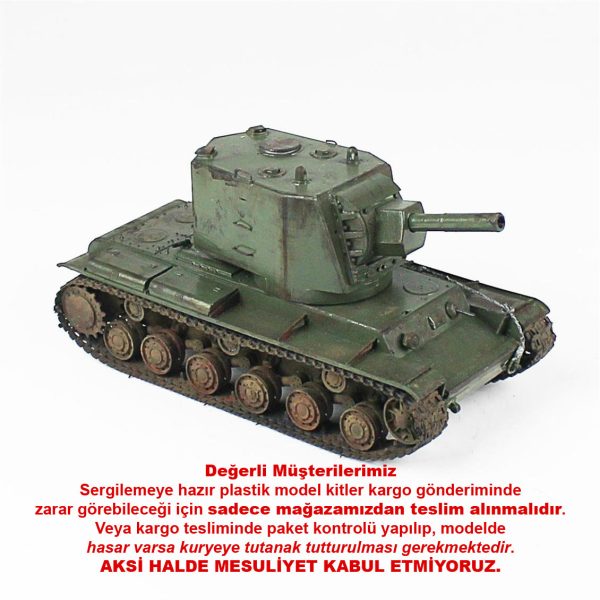 1/35 KV-2 Zvezda Hazır Tank Maketi