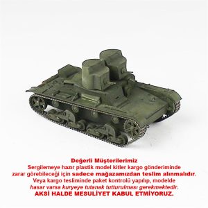 1/35 T-26 Hafif Tank Hobbyboss Hazır Tank Maketi