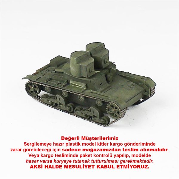 1/35 T-26 Hafif Tank Hobbyboss Hazır Tank Maketi