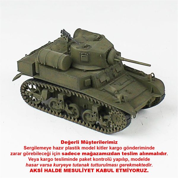 1/35 M3A1 Stuart Italeri Hazır Tank Maketi