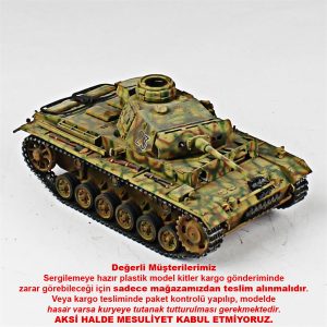 1/35 Panzer III Academy Hazır Tank Maketi