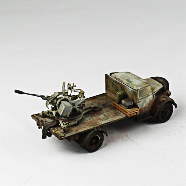 1/35 Opel Blitz + 37 Flak Tamiya Hazır Tank Maketi - Görsel 4