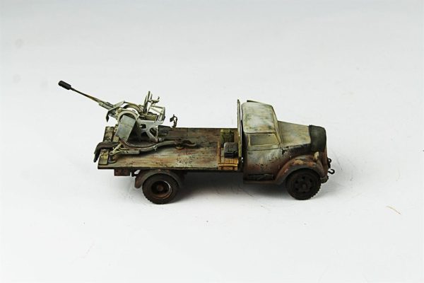 1/35 Opel Blitz + 37 Flak Tamiya Hazır Tank Maketi - Görsel 6