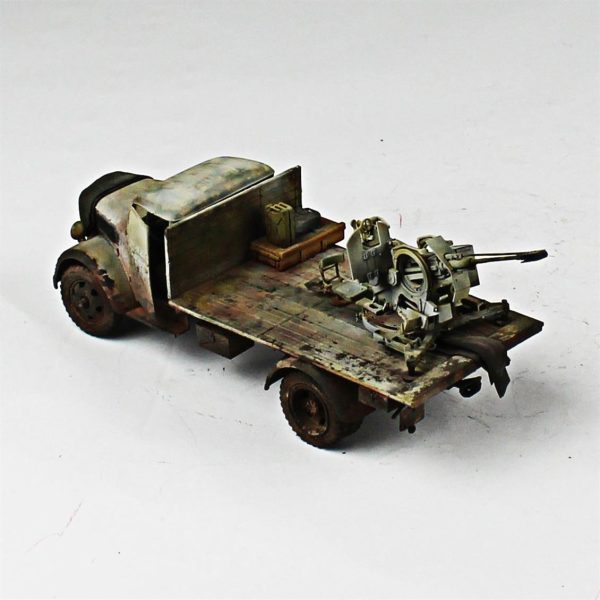 1/35 Opel Blitz + 37 Flak Tamiya Hazır Tank Maketi - Görsel 3