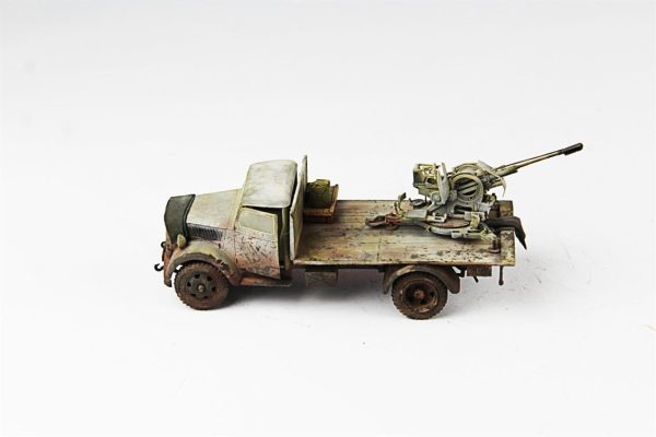 1/35 Opel Blitz + 37 Flak Tamiya Hazır Tank Maketi - Görsel 7