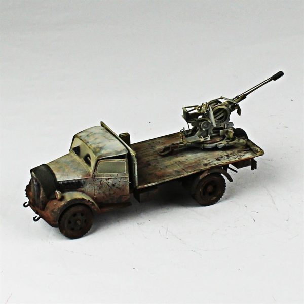1/35 Opel Blitz + 37 Flak Tamiya Hazır Tank Maketi - Görsel 2