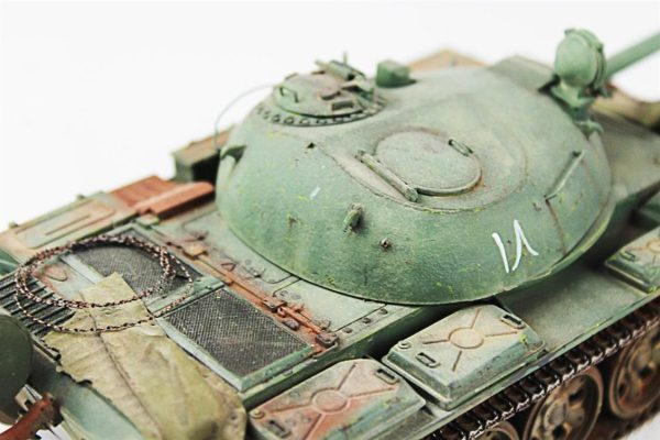 1/35 T-55A Tamiya Hazır Tank Maketi - Görsel 8