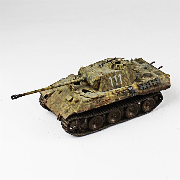 1/35 Zimmeritli Panther Italeri Hazır Tank Maketi - Görsel 2