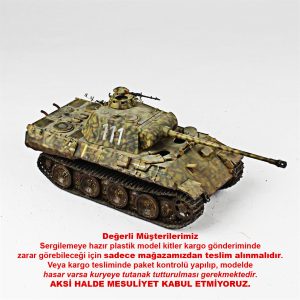 1/35 Zimmeritli Panther Italeri Hazır Tank Maketi