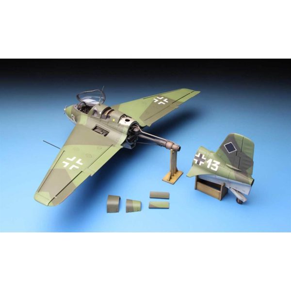 1/32 Messerschmitt Me163B (Komet) Savaş Uçağı Maketi, Meng QS001 - Görsel 4