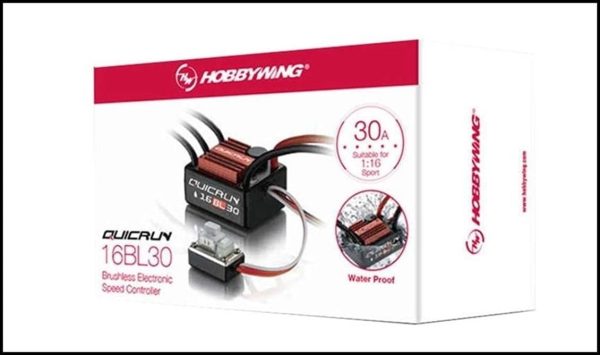 Quicrun WP 16BL30 (2-3S) ESC ESC, Hobbywing 30110000