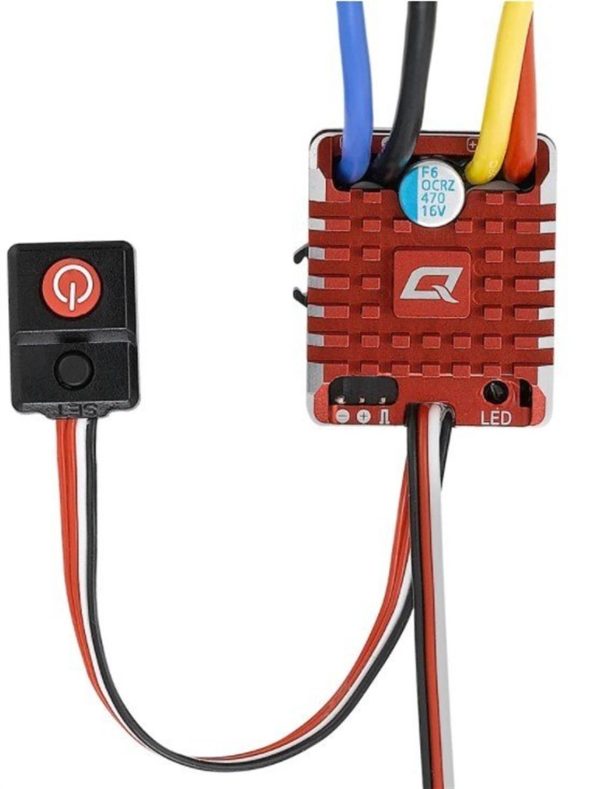 QuicRun Wp 1080 Crawler Fırçalı Motoru için ESC, Hobbywing 30112750 - Görsel 5