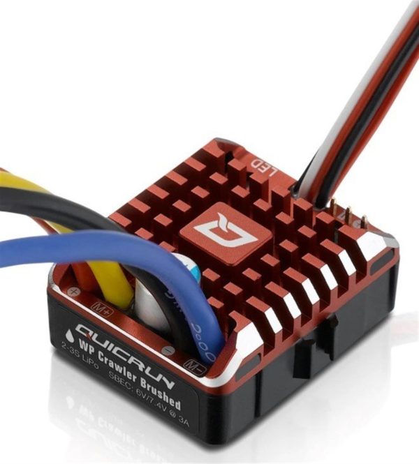 QuicRun Wp 1080 Crawler Fırçalı Motoru için ESC, Hobbywing 30112750