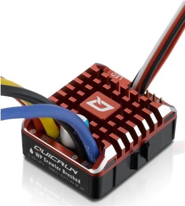 QuicRun Wp 1080 Crawler Fırçalı Motoru için ESC, Hobbywing 30112750 - Görsel 3