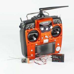 12 Kanal 2.4Ghz Uzaktan Kumanda ve R12DS Alıcı Seti-Turuncu Renk, Radiolink AT10I