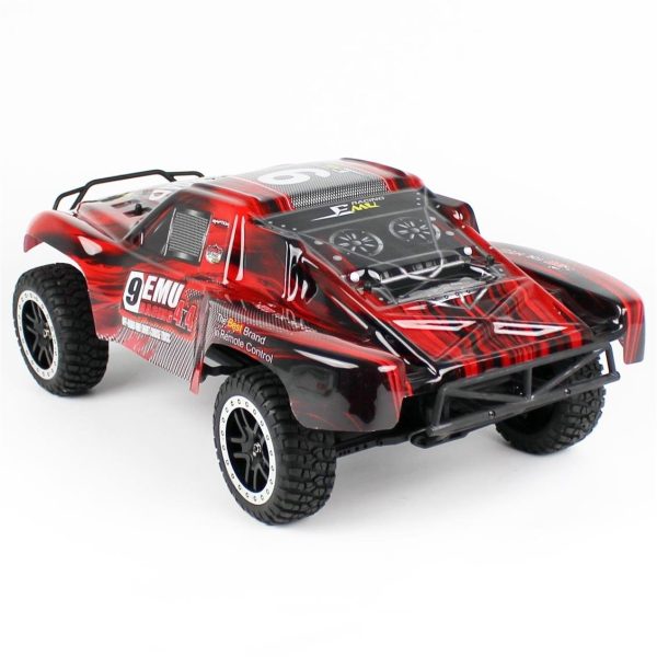 1/10 4WD Off Road Short Course Kırmızı Elektirikli RC Araba, Remo 1022R - Görsel 3