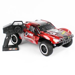 1/10 4WD Off Road Short Course Kırmızı Elektirikli RC Araba, Remo 1022R
