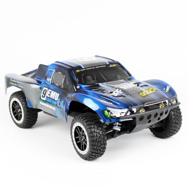 1/10 4WD Off Road Short Course Mavi Elektirikli RC Araba, Remo 1022B - Görsel 2