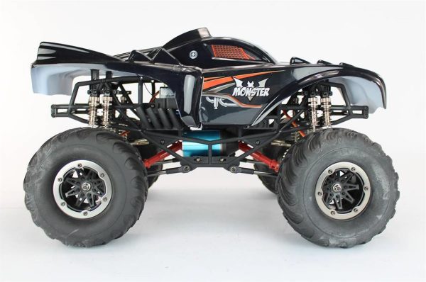 1/10 4WD Off Road Monster Truck (Batman) Fırçasız Elektirikli RC Araba, Remo 1096 - Görsel 2
