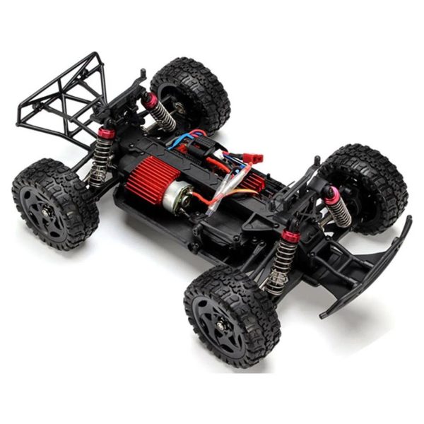 1/16 4WD Off Road Short Course Kırmızı Fırçalı Elektirikli RC Araba, Remo 1621 - Görsel 3