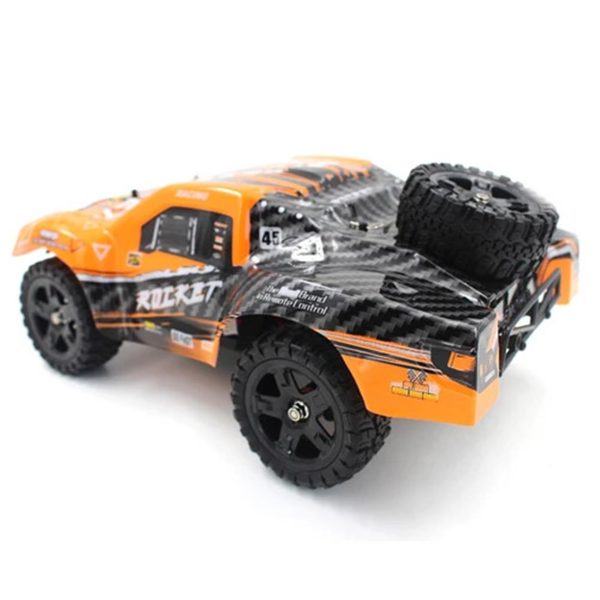 1/16 4WD Off Road Short Course Turuncu Fırçalı Elektirikli RC Araba, Remo 1621 - Görsel 2