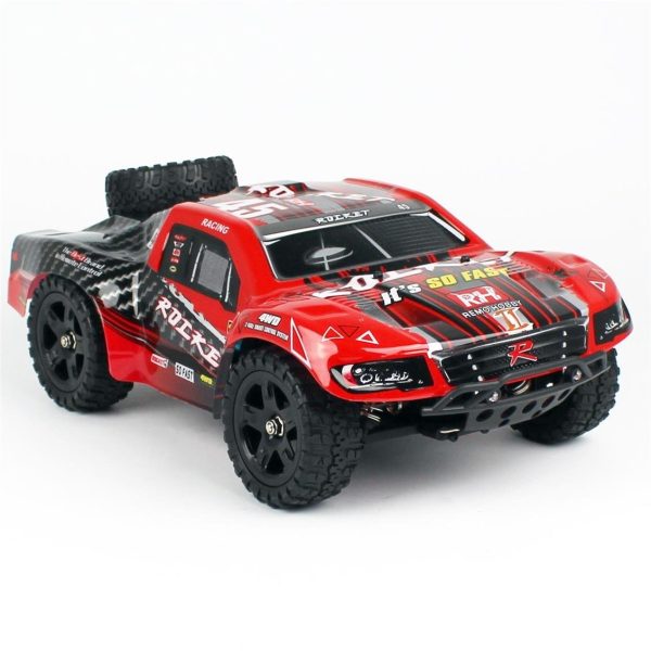 1/16 4WD Off Road Short Course Kırmızı Fırçasız Elektirikli RC Araba, Remo 1625 - Görsel 2
