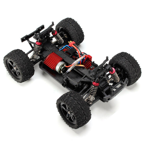 1/16 4WD Off Road Monster Truck Kırmızı Fırçalı Elektirikli RC Araba, Remo 1631 - Görsel 4