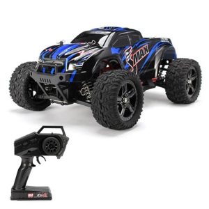 1/16 4WD Off Road Monster Truck Mavi Fırçalı Elektirikli RC Araba, Remo 1631