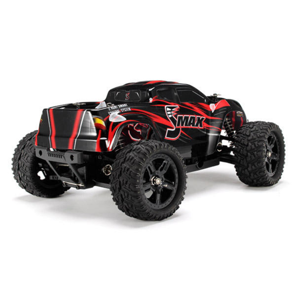 1/16 4WD Off Road Monster Truck Kırmızı Fırçalı Elektirikli RC Araba, Remo 1631 - Görsel 2