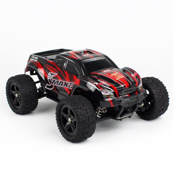 1/16 4WD Off Road Monster Truck Kırmızı Fırçasız Elektirikli RC Araba, Remo 1635 - Görsel 2