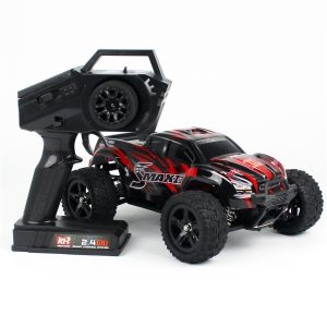 1/16 4WD Off Road Monster Truck Kırmızı Fırçasız Elektirikli RC Araba, Remo 1635