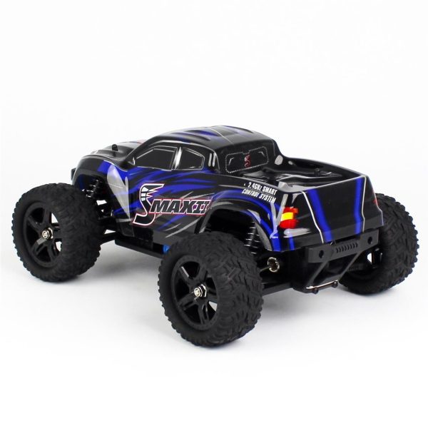 1/16 4WD Off Road Monster Truck Mavi Fırçasız Elektirikli RC Araba, Remo 1635 - Görsel 3