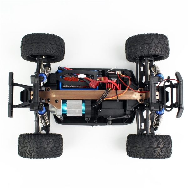 1/16 4WD Off Road Monster Truck Mavi Fırçasız Elektirikli RC Araba, Remo 1635 - Görsel 4