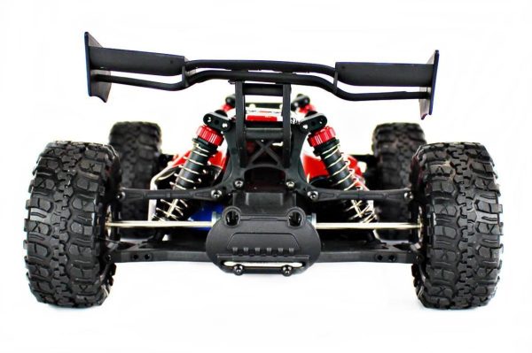 1/16 4WD Off Road Buggy Kırmızı Fırçalı Elektirikli RC Araba, Remo 1651 - Görsel 4