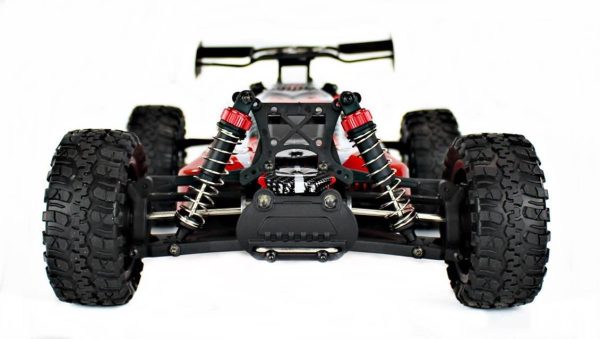1/16 4WD Off Road Buggy Kırmızı Fırçasız Elektirikli RC Araba, Remo 1655 - Görsel 3