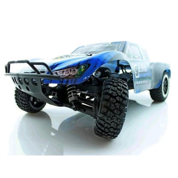 1/8 4WD Off Road Short Course Mavi Fırçalı Elektirikli RC Araba, Remo 8021 - Görsel 3