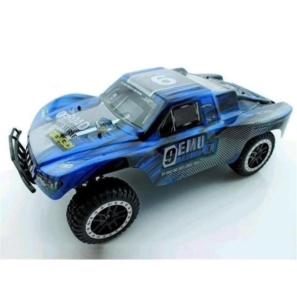 1/8 4WD Off Road Short Course Mavi Fırçalı Elektirikli RC Araba, Remo 8021 - Görsel 4