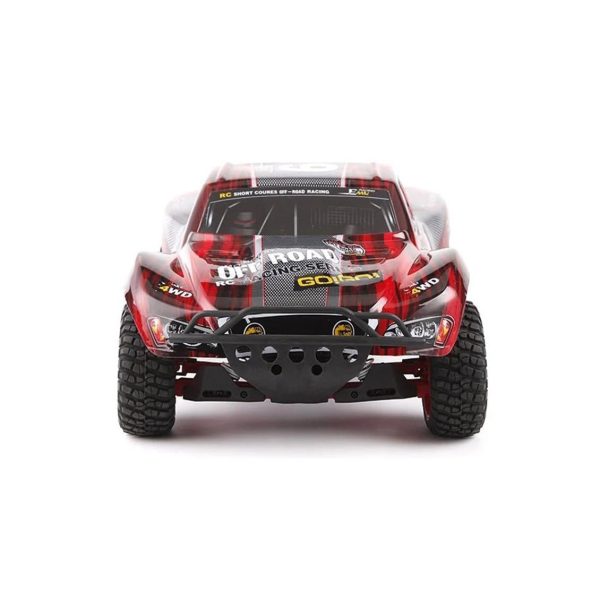 1/8 4WD Off Road Short Course Kırmızı Fırçalı Elektirikli RC Araba, Remo 8021 - Görsel 4