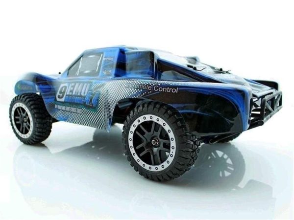 1/8 4WD Off Road Short Course Mavi Fırçasız Elektirikli RC Araba, Remo 8025 - Görsel 2