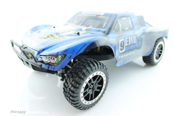 1/8 4WD Off Road Short Course Mavi Fırçasız Elektirikli RC Araba, Remo 8025