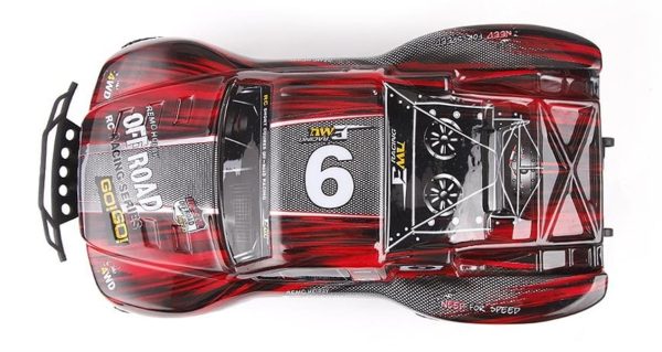 1/8 4WD Off Road Short Course Kırmızı Fırçasız Elektirikli RC Araba, Remo 8025 - Görsel 5