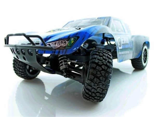 1/8 4WD Off Road Short Course Mavi Fırçasız Elektirikli RC Araba, Remo 8025 - Görsel 3